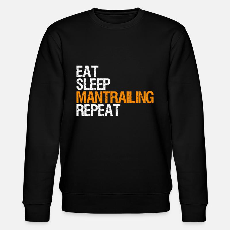 Mantrailing manger répétition de sommeil - Sweat bio CHANGER Stanley/Stella Unisexe - noir