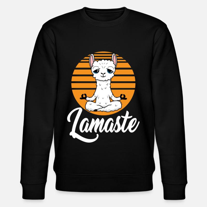 Lamaste Lama Yoga - Sweat bio CHANGER Stanley/Stella Unisexe - noir