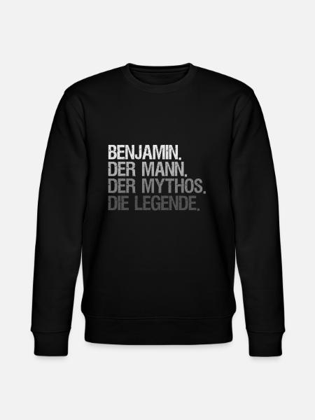 Benjamin Mann Mxthos Legende - Stanley/Stella Unisex Bio-Sweatshirt CHANGER - Schwarz