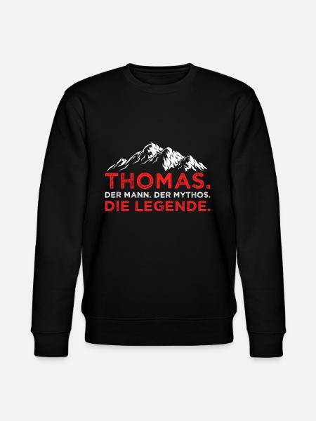 Thomas Mann Mythos Legende - Stanley/Stella Unisex Bio-Sweatshirt CHANGER - Schwarz