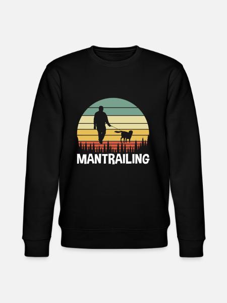 Mantrailing Mantrailer - Stanley/Stella CHANGER Unisex Organic Sweatshirt - black