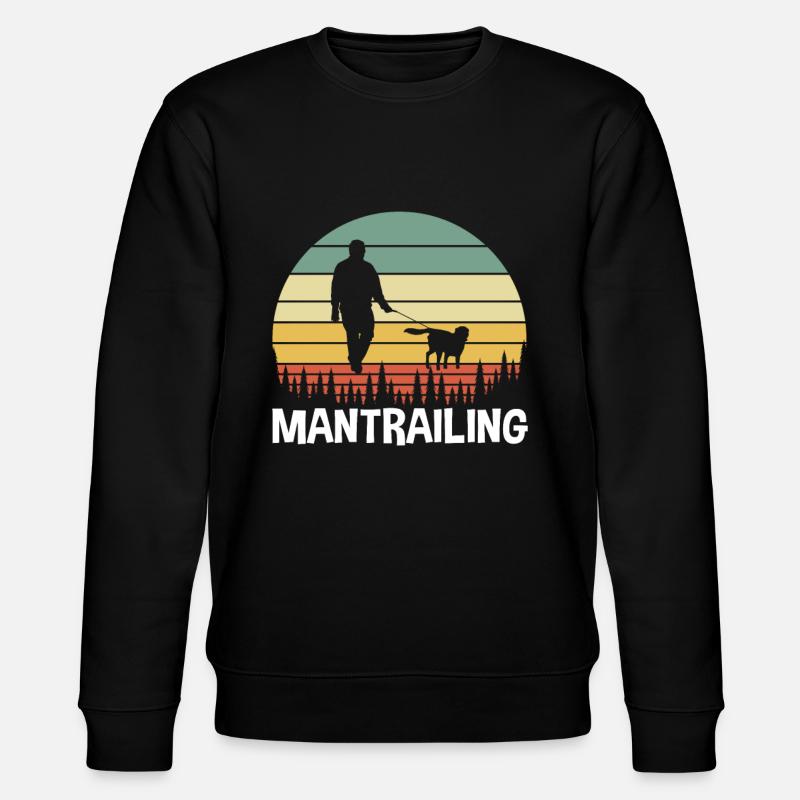 Mantrailing Mantrailer - Stanley/Stella CHANGER Unisex Organic Sweatshirt - black