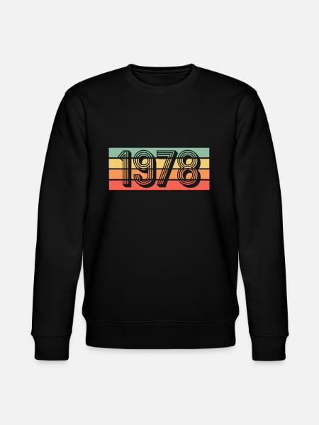 Né en 1978 - Sweat bio CHANGER Stanley/Stella Unisexe - noir