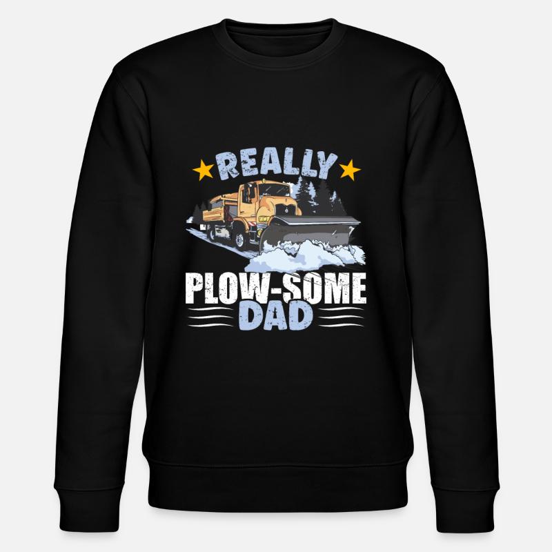 Papa chasse-neige - Sweat bio CHANGER Stanley/Stella Unisexe - noir