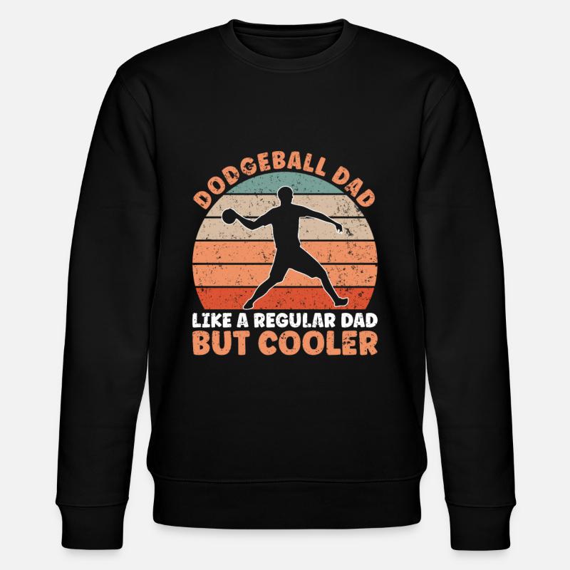 Dodgeball Dad - Stanley/Stella Unisex Bio-Sweatshirt CHANGER  - Schwarz