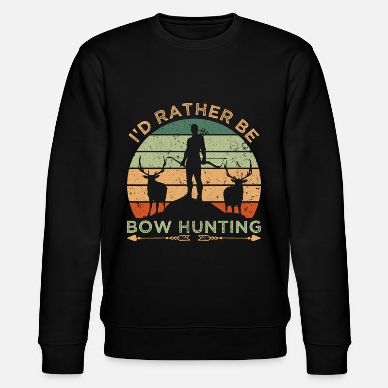 Plutôt chasser à l’arc - Sweat bio CHANGER Stanley/Stella Unisexe - noir