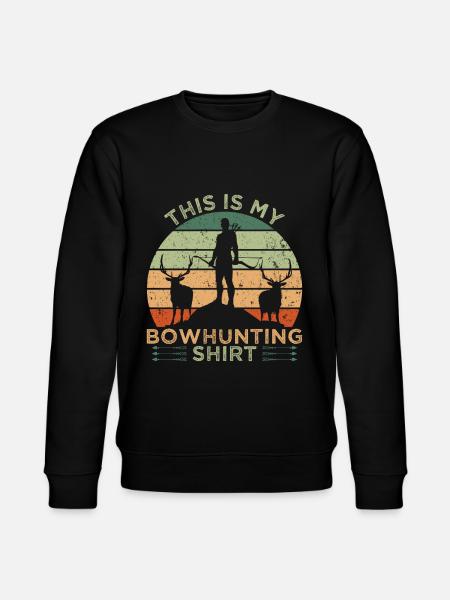 Bowhunting Shirt - Stanley/Stella CHANGER Unisex Organic Sweatshirt - black