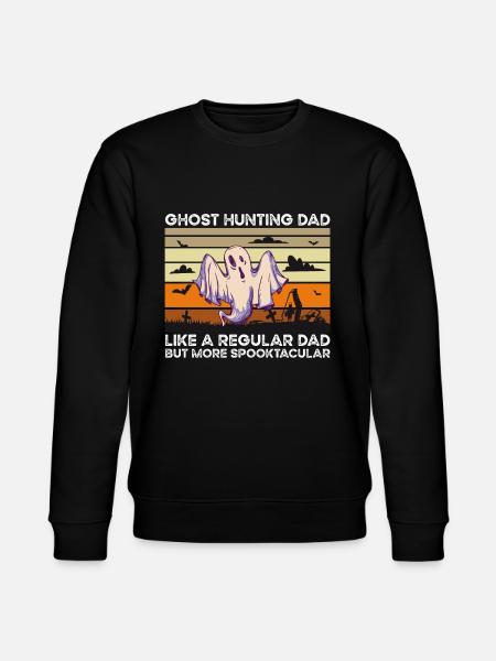 Ghost Hunting Dad - Stanley/Stella CHANGER Unisex Organic Sweatshirt - black