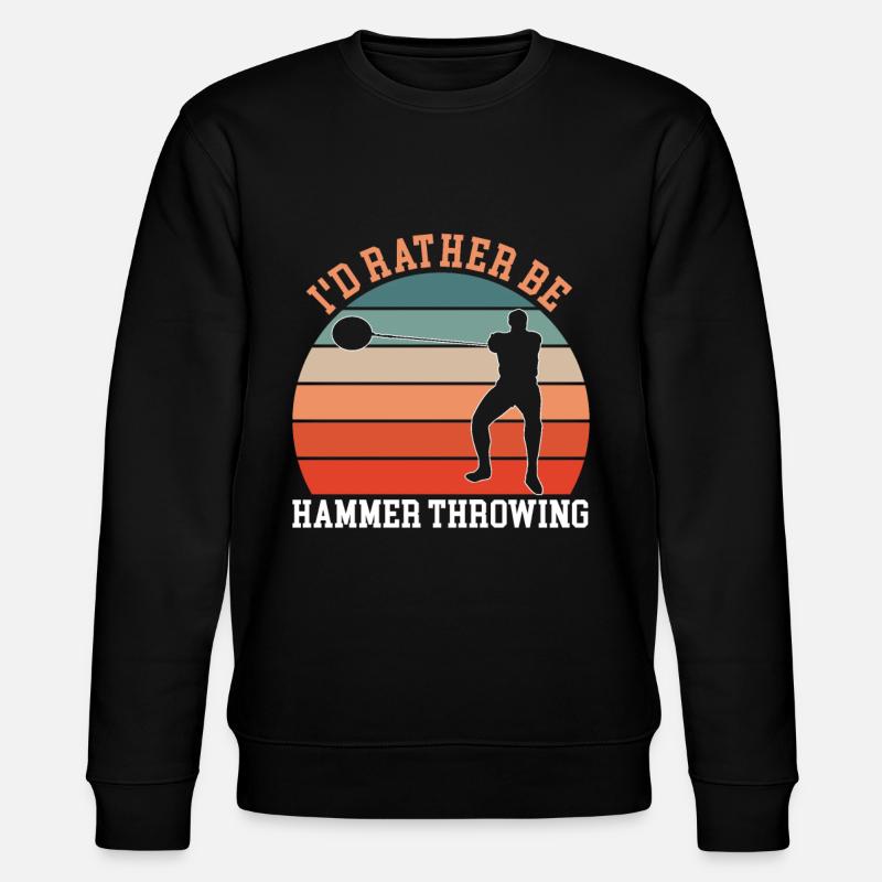 Lancer de marteau Hammerwerfen - Sweat bio CHANGER Stanley/Stella Unisexe - noir