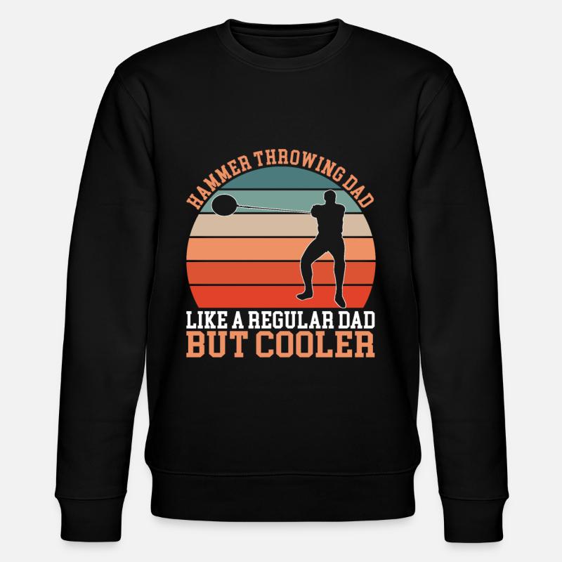 Papa lanceur de marteau - Sweat bio CHANGER Stanley/Stella Unisexe - noir