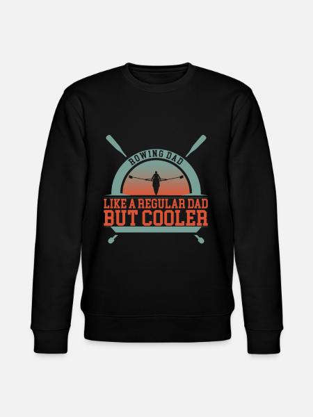 Rowing Dad - Stanley/Stella CHANGER Unisex Organic Sweatshirt - black