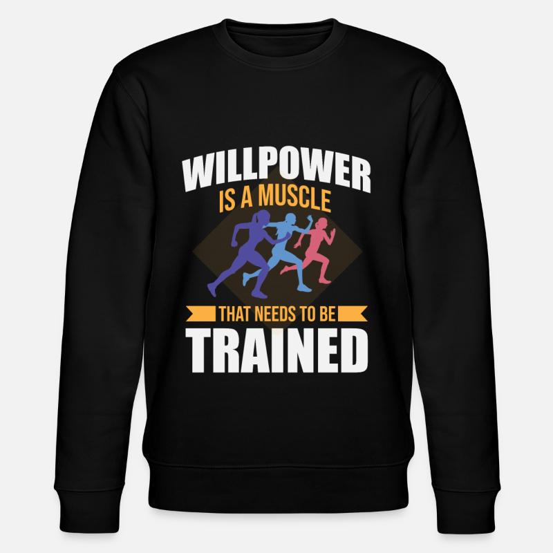 Willpower - Stanley/Stella Unisex Bio-Sweatshirt CHANGER  - Schwarz