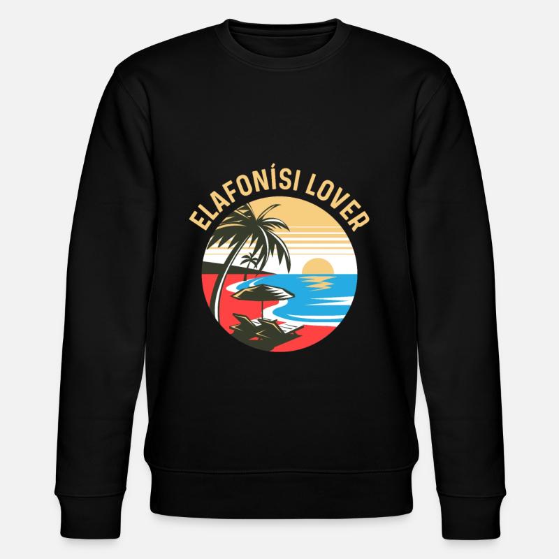 Elafonisi Lover - Stanley/Stella CHANGER Unisex Organic Sweatshirt - black