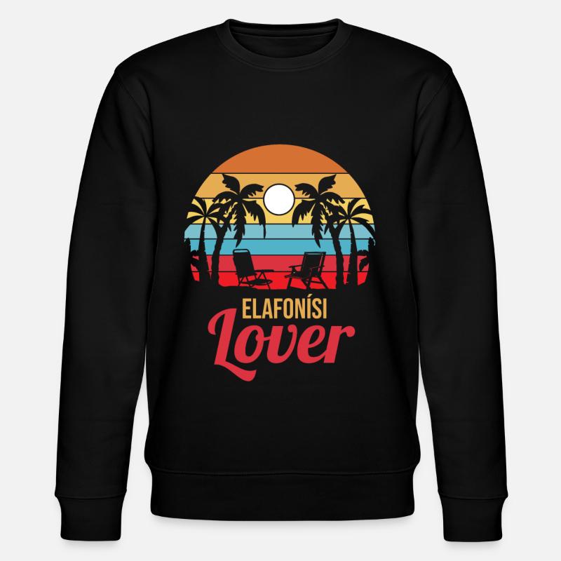 Elafonisi Lover - Stanley/Stella Unisex Bio-Sweatshirt CHANGER  - Schwarz