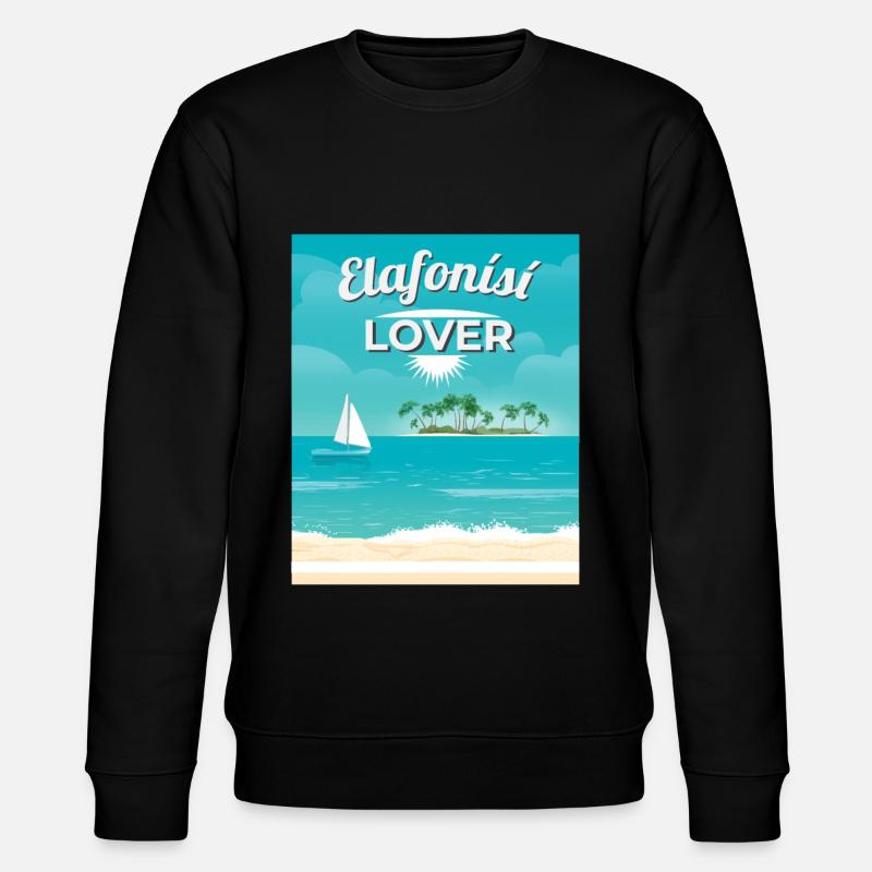 Elafonisi Lover - Stanley/Stella Unisex Bio-Sweatshirt CHANGER - Schwarz