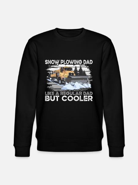 Snow Plowing Dad - Stanley/Stella CHANGER Unisex Organic Sweatshirt - black