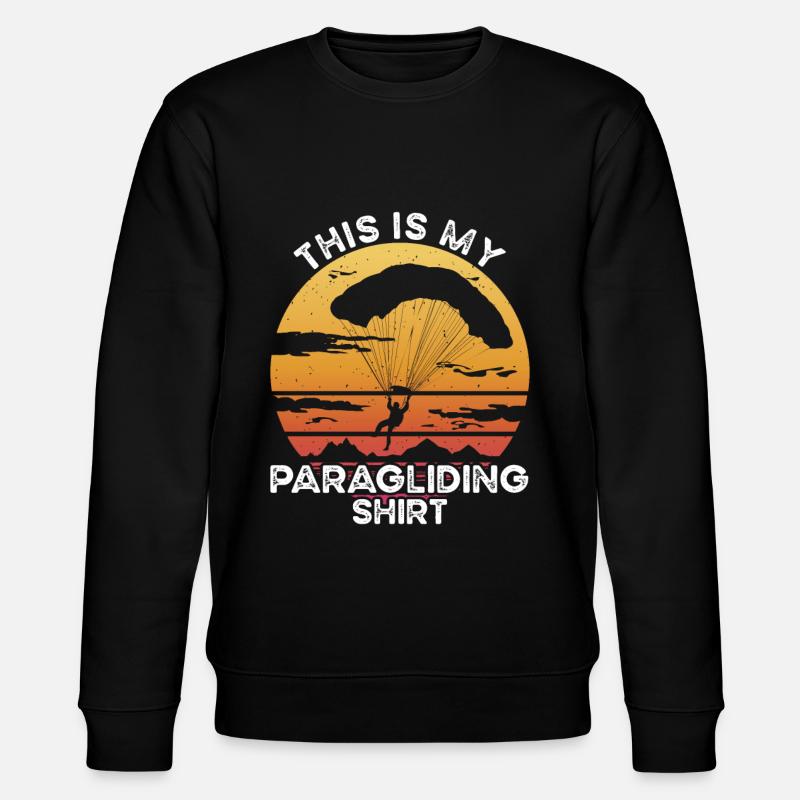 Paragliding Outfit - Stanley/Stella Unisex Bio-Sweatshirt CHANGER  - Schwarz