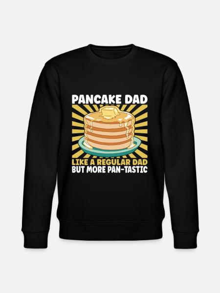 Pancake Dad - Stanley/Stella Unisex Bio-Sweatshirt CHANGER - Schwarz