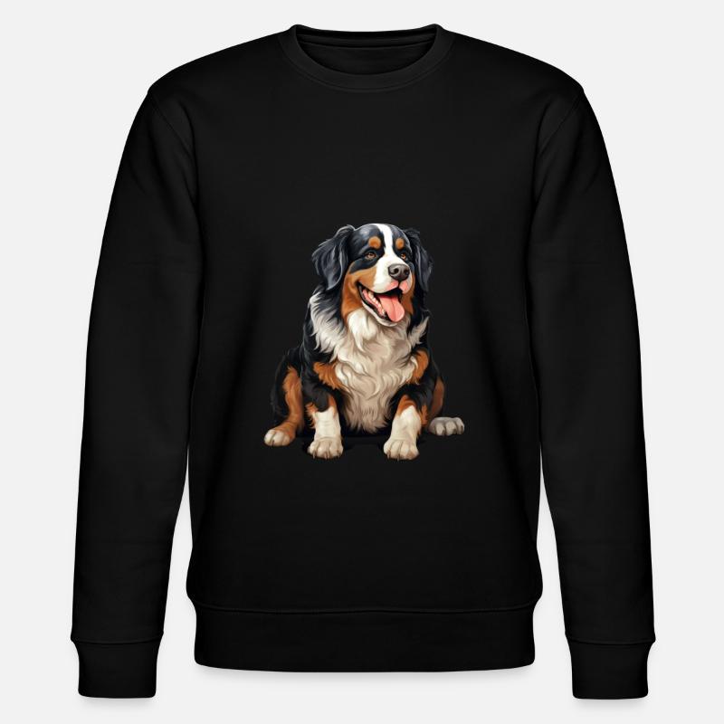 Bernese Mountain Dog - Stanley/Stella Unisex Bio-Sweatshirt CHANGER  - Schwarz