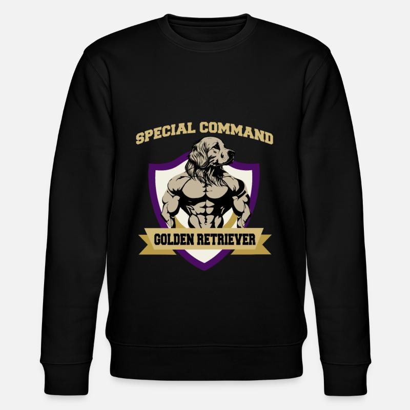 Commande spéciale Golden Retriever - Sweat bio CHANGER Stanley/Stella Unisexe - noir