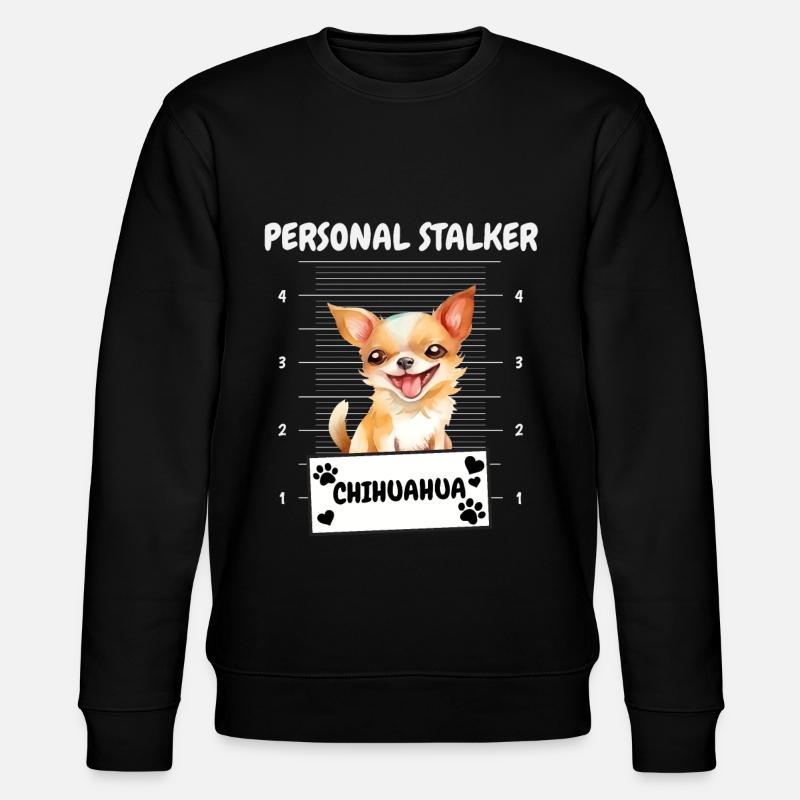Chihuahua - Stanley/Stella Unisex Bio-Sweatshirt CHANGER  - Schwarz