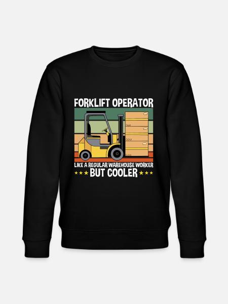 Forklift Operator Gabelstaplerfahrer - Stanley/Stella Unisex Bio-Sweatshirt CHANGER - Schwarz