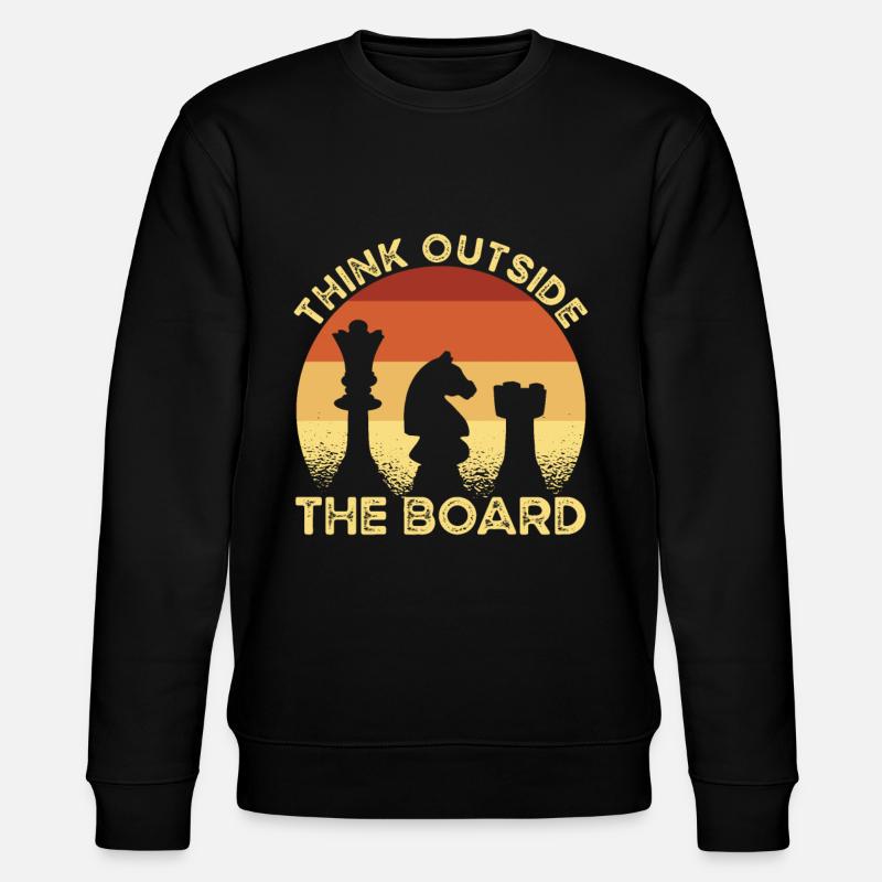 Chess Think Outside - Stanley/Stella CHANGER Unisex Organic Sweatshirt - black