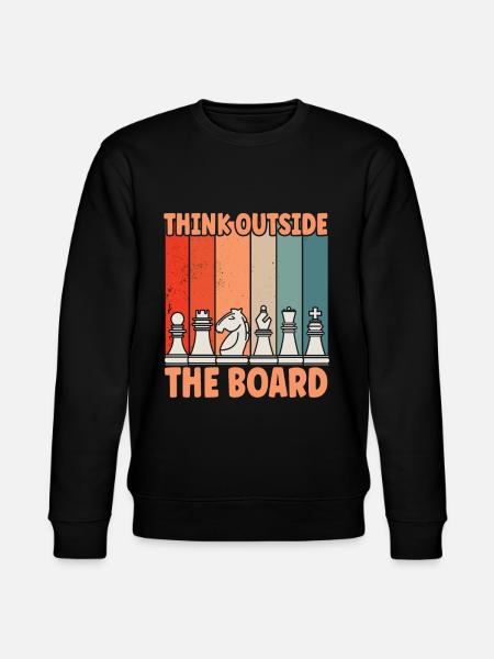 Schach Think Outside - Stanley/Stella Unisex Bio-Sweatshirt CHANGER - Schwarz