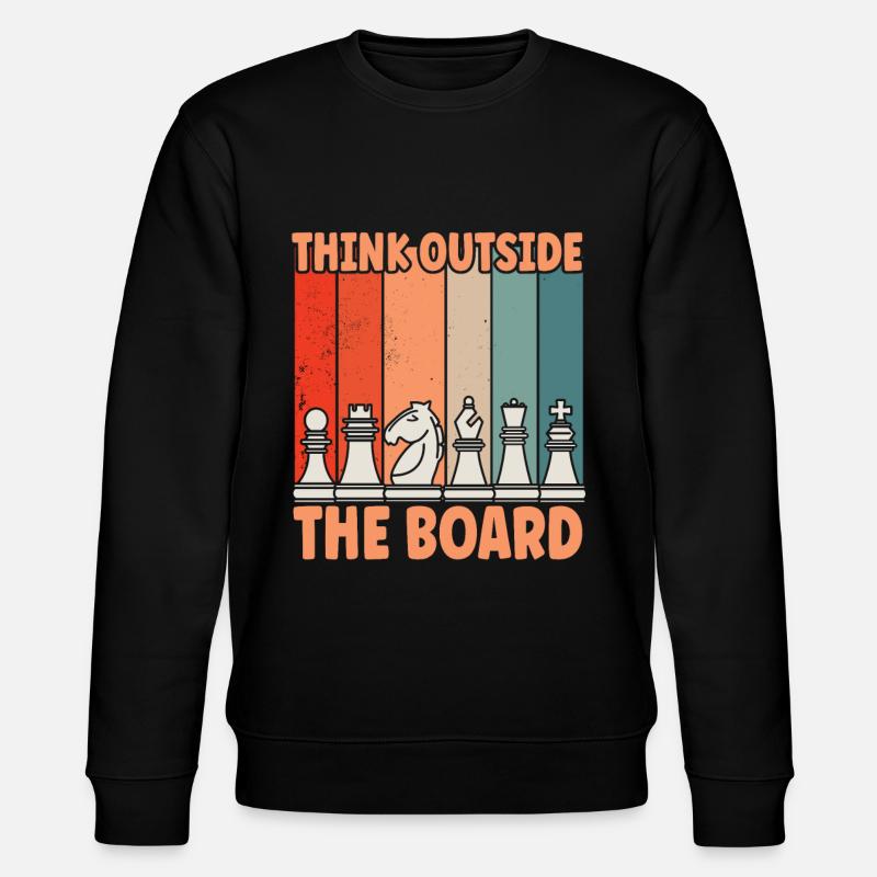 Schach Think Outside - Stanley/Stella Unisex Bio-Sweatshirt CHANGER  - Schwarz