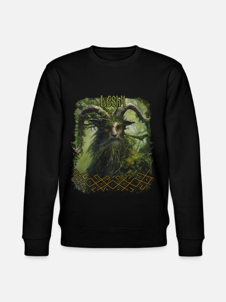 Slavic Mythology Leshy Pagan Pantheon Festival - Stanley/Stella CHANGER Unisex Organic Sweatshirt - black