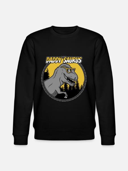 Cadeau de dinosaure fête des pères papa TRex T-Rex - Sweat bio CHANGER Stanley/Stella Unisexe - noir