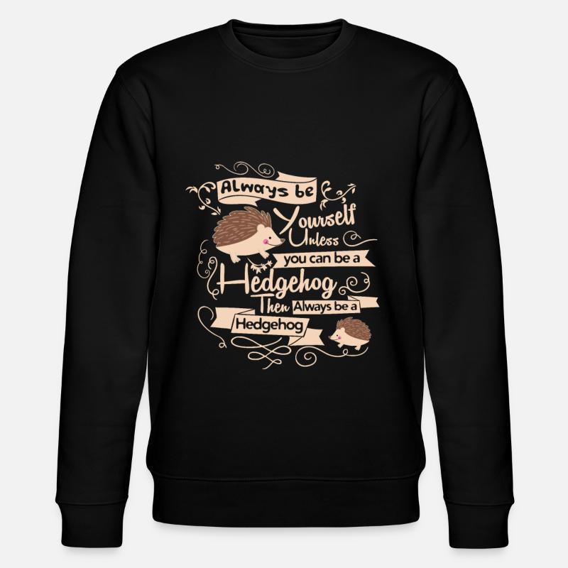 hérisson - Sweat bio CHANGER Stanley/Stella Unisexe - noir