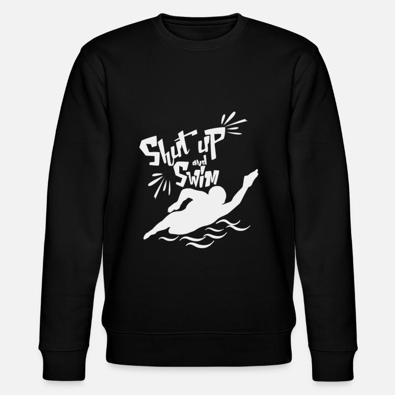 Tais-toi et nage - Sweat bio CHANGER Stanley/Stella Unisexe - noir