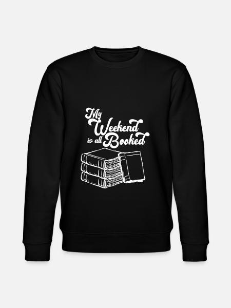 bookworm - Stanley/Stella CHANGER Unisex Organic Sweatshirt - black