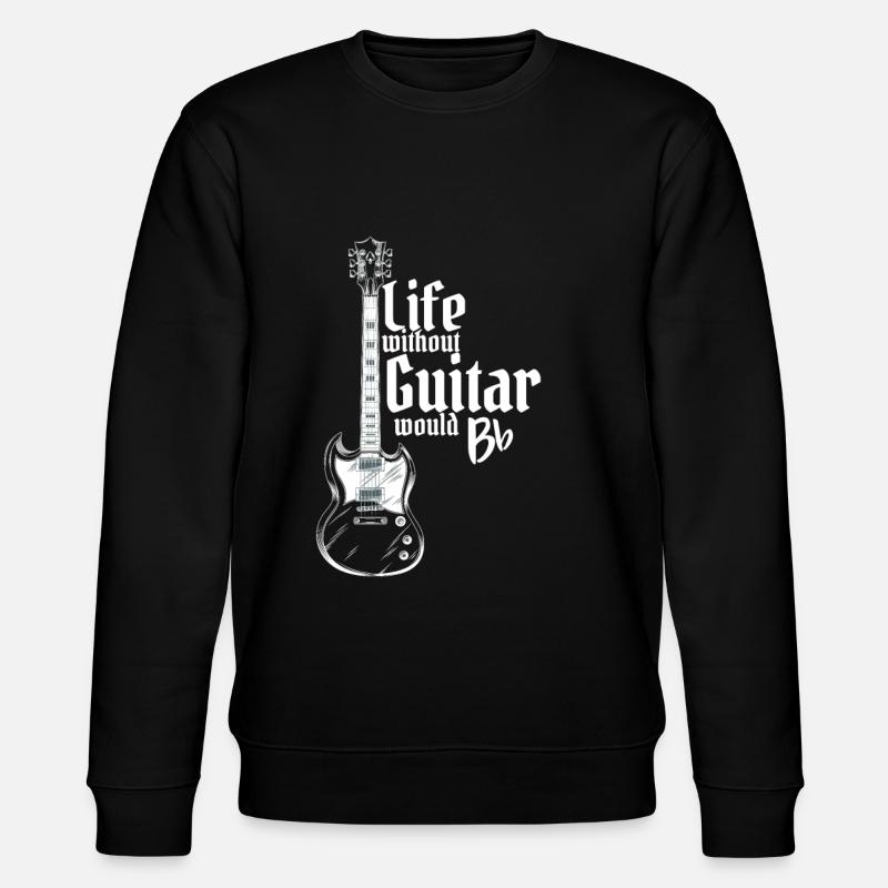Guitarre - Stanley/Stella Unisex Bio-Sweatshirt CHANGER - Schwarz