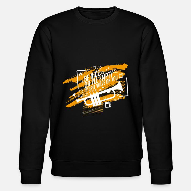 Trompete - Stanley/Stella Unisex Bio-Sweatshirt CHANGER  - Schwarz