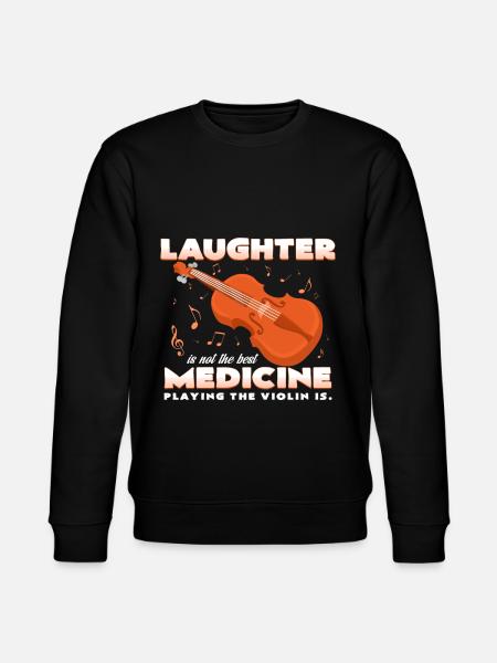 Violin musical instrument - Stanley/Stella CHANGER Unisex Organic Sweatshirt - black