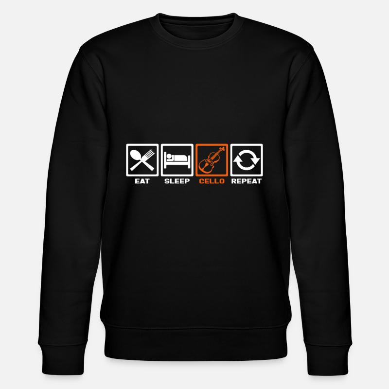 Violoncelle instrument de musique - Sweat bio CHANGER Stanley/Stella Unisexe - noir