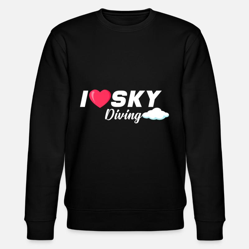 Skydiver - Stanley/Stella Unisex Bio-Sweatshirt CHANGER  - Schwarz