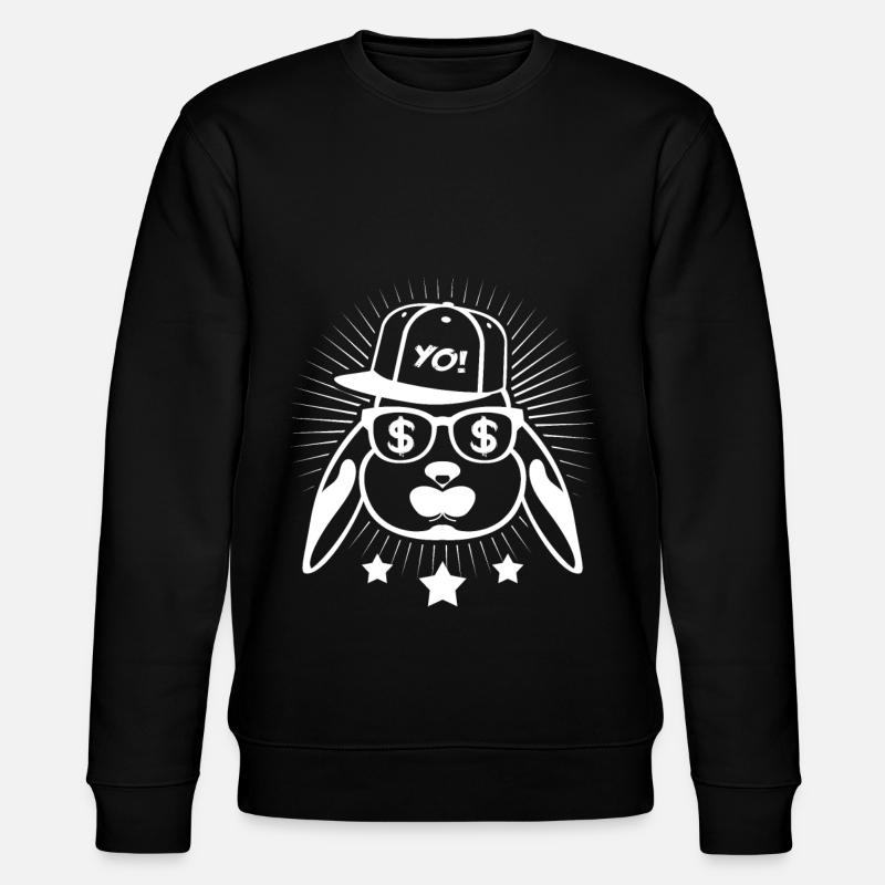 Ghetto lapin - Sweat bio CHANGER Stanley/Stella Unisexe - noir