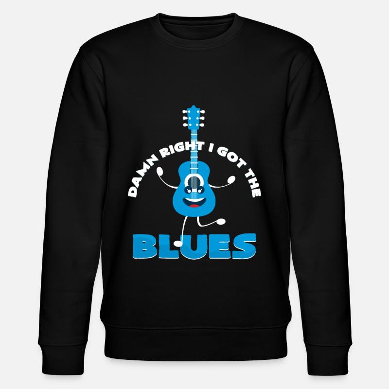 Blues - Stanley/Stella Unisex Bio-Sweatshirt CHANGER  - Schwarz