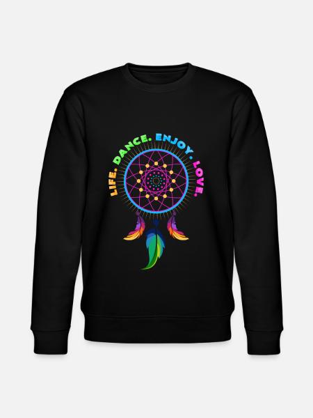 Live Dancing Enjoy loving - Stanley/Stella CHANGER Unisex Organic Sweatshirt - black
