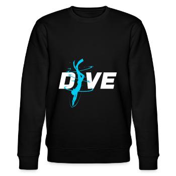 diving - Stanley/Stella CHANGER Unisex Organic Sweatshirt - black - Front - Nik (191cm) & Marisol (170cm)