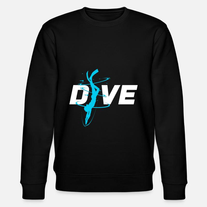 plongée - Sweat bio CHANGER Stanley/Stella Unisexe - noir