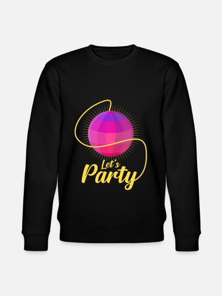 disco ball - Stanley/Stella CHANGER Unisex Organic Sweatshirt - black