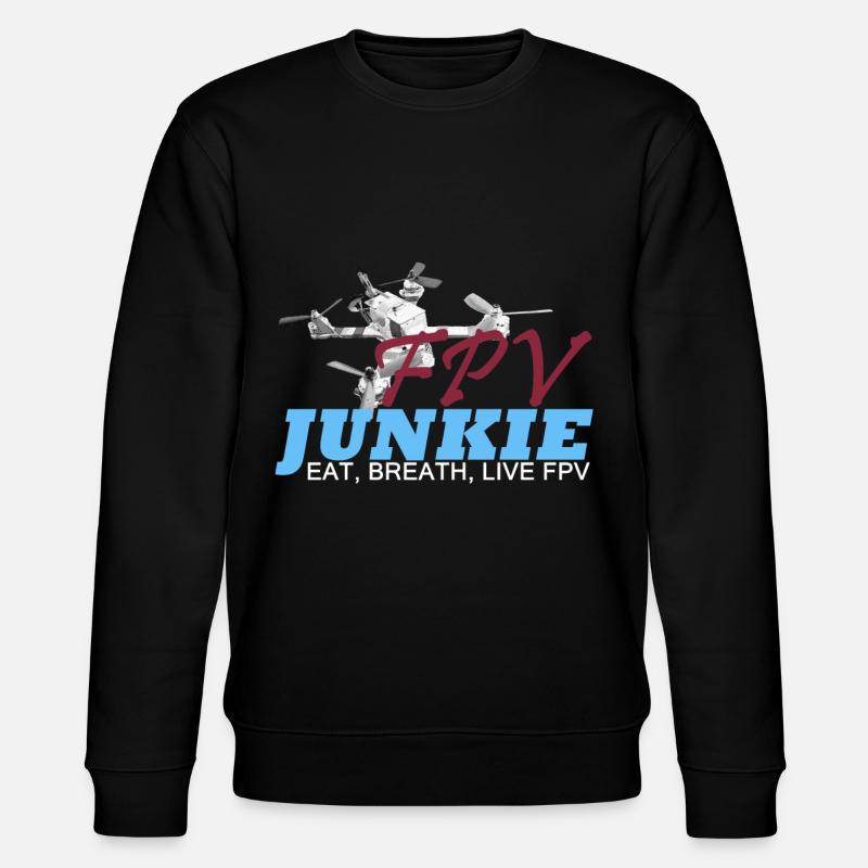 fpv junkie - Sweat bio CHANGER Stanley/Stella Unisexe - noir