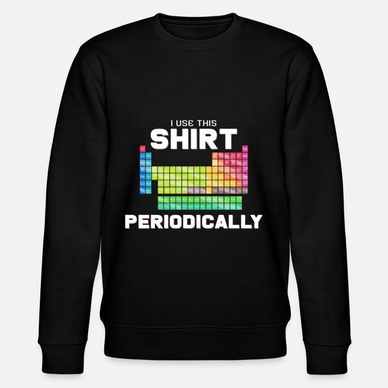 periodic system - Stanley/Stella CHANGER Unisex Organic Sweatshirt - black