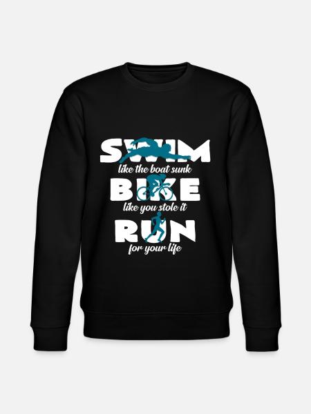 Triathlon - Stanley/Stella CHANGER Unisex Organic Sweatshirt - black