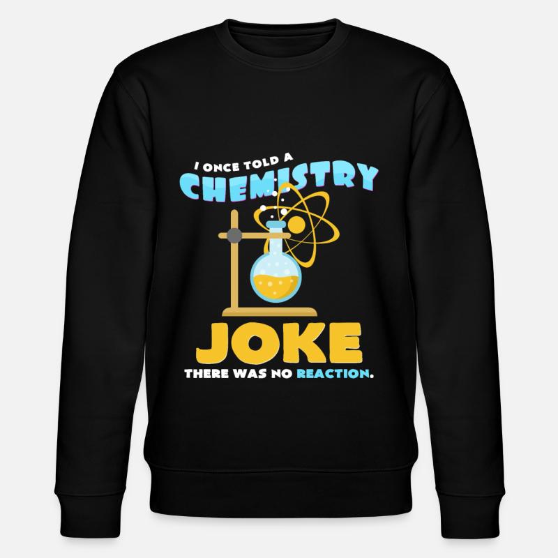 Chemische Reaktion - Stanley/Stella Unisex Bio-Sweatshirt CHANGER  - Schwarz