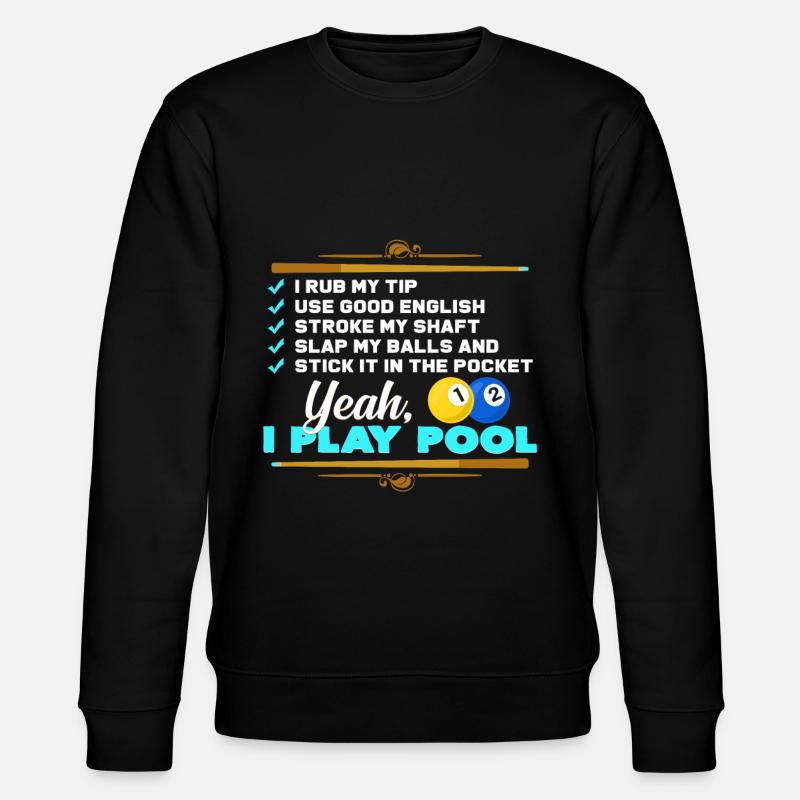 Billard billard - Sweat bio CHANGER Stanley/Stella Unisexe - noir